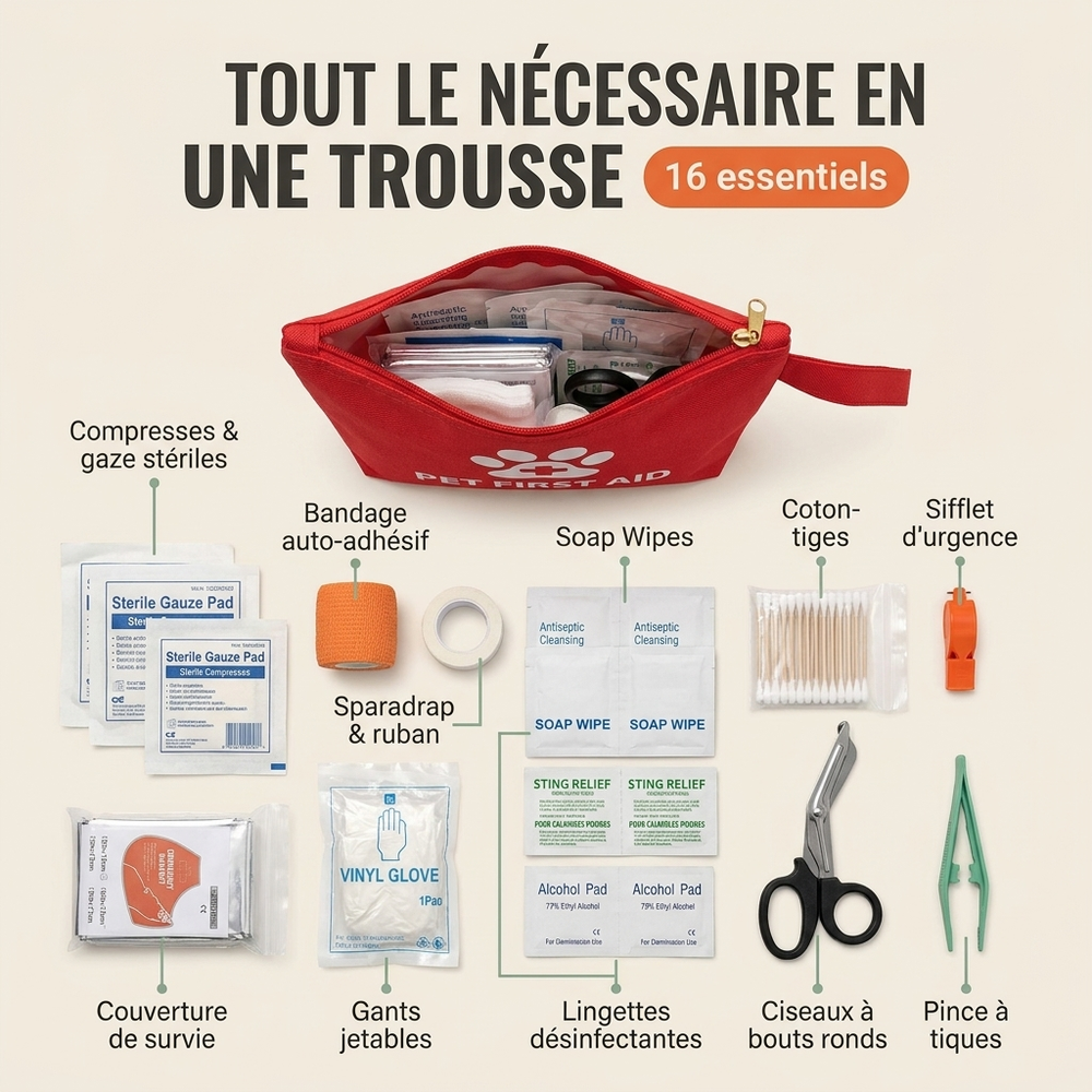 Tout le nécessaire dans une seule trousse